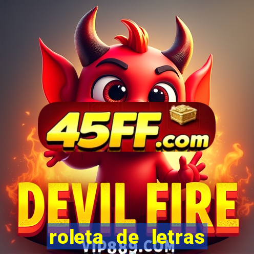 roleta de letras stop online